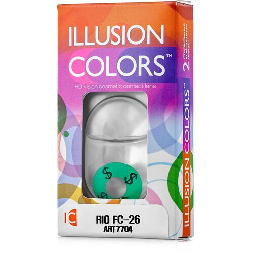    ILLUSION olors Rio, 2 ., R 8,6, D 0, fc-26   -     , -  