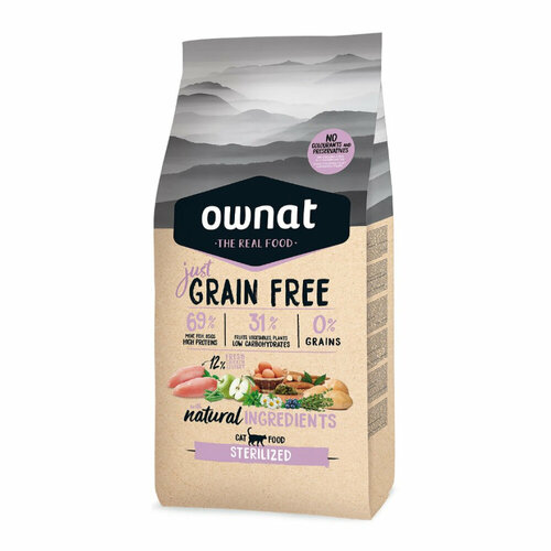  Ownat Adult Sterilized Grain Free Just      ,  , 3    -     , -  