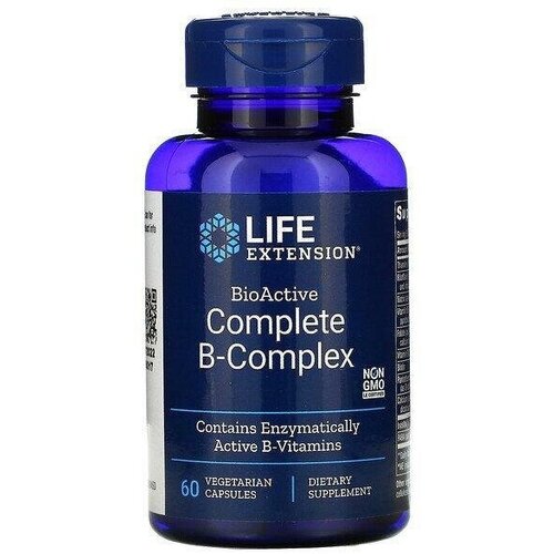  LIFE Extension BioActive Complete B-Complex 60 vcaps   -     , -  