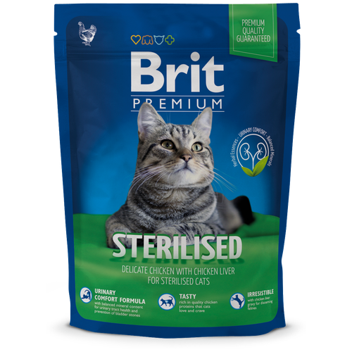  Brit Premium adult cat sterilised chicken  ,  2    -     , -  