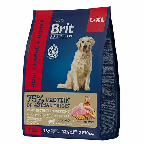  BRIT Premium Dog Adult Large&Giant  .  /   .  15   -     , -  