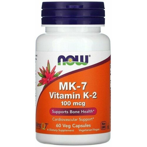  NOW Vitamin K-2 (MK7) 100 mcg 60 vcaps   -     , -  