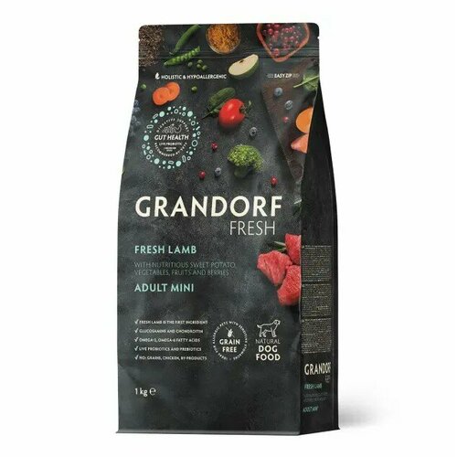      Grandorf Fresh Dog Adult Mini Lamb&Sweet Potato   1    -     , -  