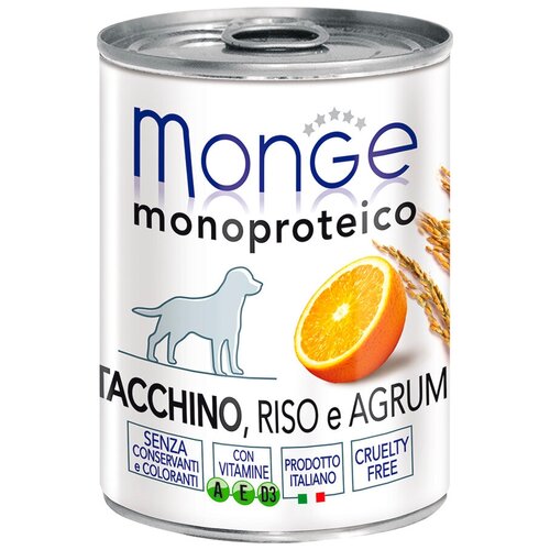  MONGE DOG Monoprotein Fruits  /     400    -     , -,   
