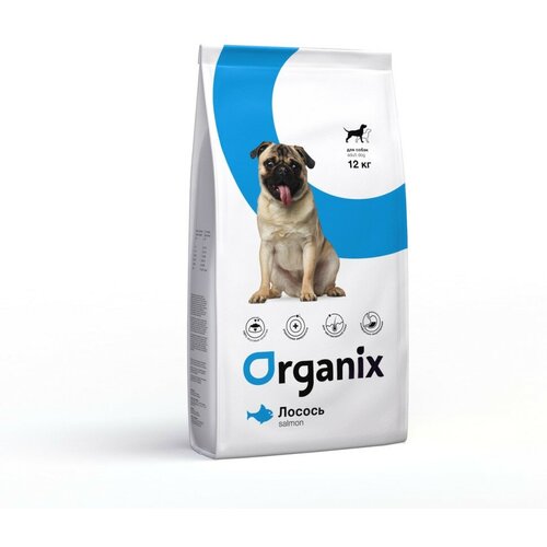  Organix Adult Dog Salmon          ,   - 12    -     , -,   