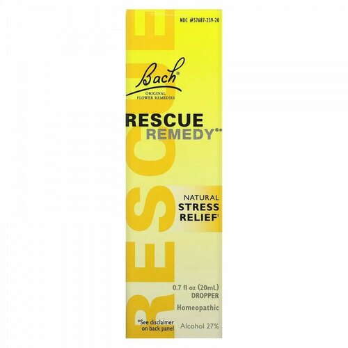  Bach, Original Flower Remedies, Rescue Remedy,     , 20  (0,7 . .)   -     , -  