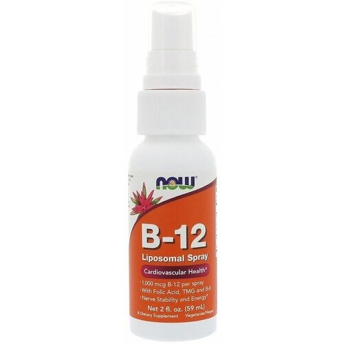 ���� ������� B12 NOW B12 Liposomal Spray 59 ml / ��� �12 ������������� ����� 59 ��, ������ ������