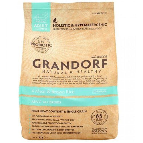      Grandorf 4 Meat & Brown Rice , 4 ,   3    -     , -  