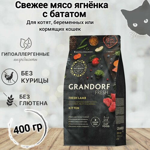      GRANDORF Fresh Cat KITTEN Lamb&Sweet Potato (      ) 400 .   -     , -  