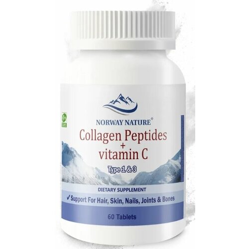  Norway Nature Collagen Peptides + Vitamin C (Type 1 & 3) 60  (Norway Nature),  