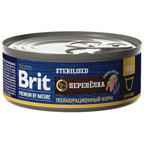   Brit Premium By Nature Sterilised (.)   ,  , 100  x 12 