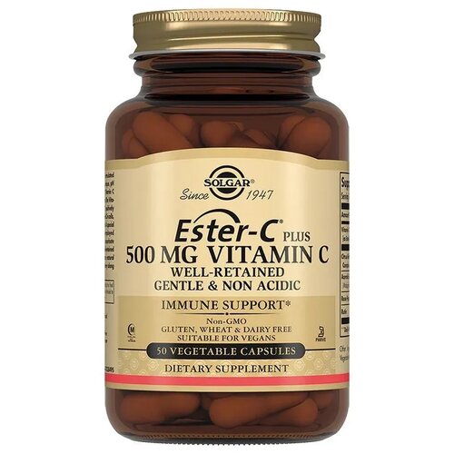���� Solgar Ester-C Plus Vitamin C ���. ����., 500 ��, 100 �, 50 ��., ����������, ������ ������