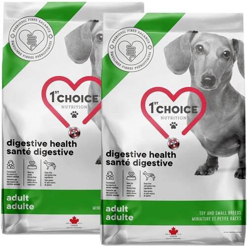  1ST CHOICE CARE DOG ADULT TOY & SMALL BREEDS DIGESTIVE HEALTH         (0,34 + 0,34 )   -     , -,   