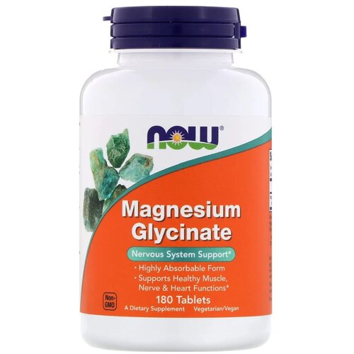   NOW Magnesium Glycinate, 200 , 250 , 180 .   -     , -  