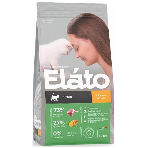      Elato Holistic Kitten Chicken & Duck    1,5    -     , -  