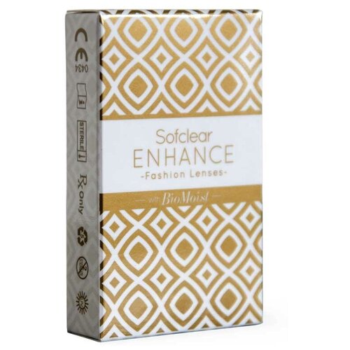    Gelflex Sofclear Enhance, 2 ., R 8,6, D -7,5, aqua   -     , -  