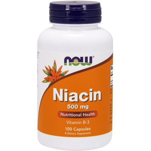  NOW Niacin 500 mg (100 )   -     , -  