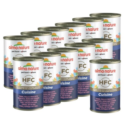  Almo Nature         (HFC - Natural - Tuna Chicken and Ham) 9081H | HFC Adult Cat Tuna chicken and ham Cuisine 0,07  20789 (2 )   -     , -,   