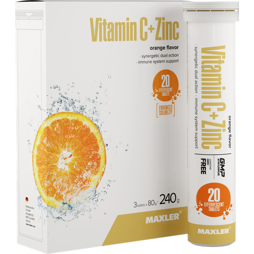  MAXLER Vitamin C + Zinc . ., 240 , 20 ., 3 .,    -     , -  