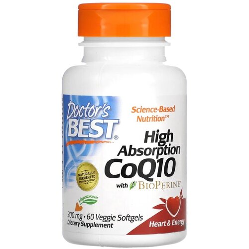   Q10       200 , High Absorption CoQ10 with BioPerine 200 mg, Doctor's Best, 60     -     , -  