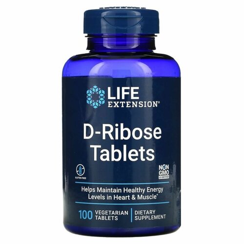  Life Extension D-Ribose Tablets, - 100    -     , -  