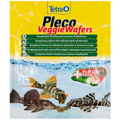        Tetra Pleco Veggie Wafers, 20 , 15    -     , -  