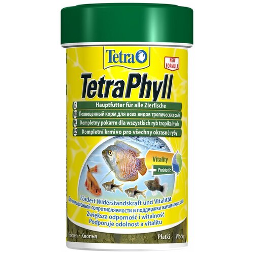 ���� ����� ����  ���  ���, ������������ Tetra TetraPhyll Flakes, 100 ��, 33 �, ������ ������