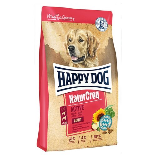    Happy Dog NaturCroq Adult Active        15    -     , -,   