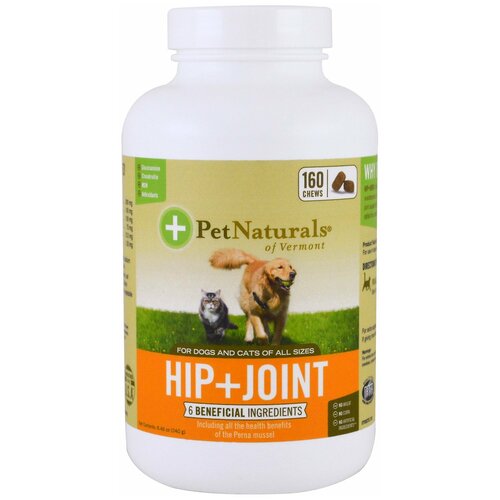  Pet Naturals, Hip + Joint,     ,    ,  160  , 240  (8,46 )