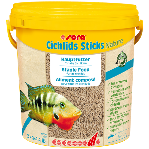        Sera Cichlids Sticks Nature, 10 , 2    -     , -  