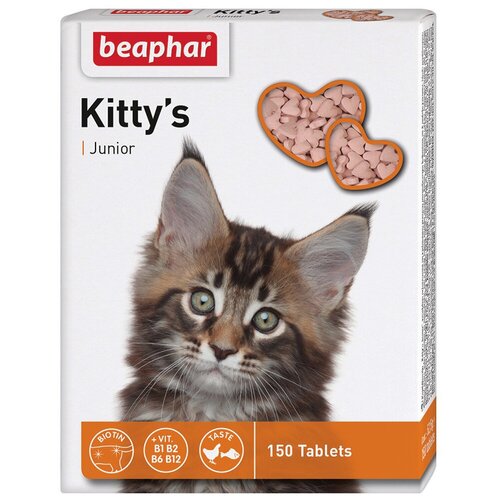    Beaphar Kitty's Junior + Biotine , 150 .  2.   -     , -  