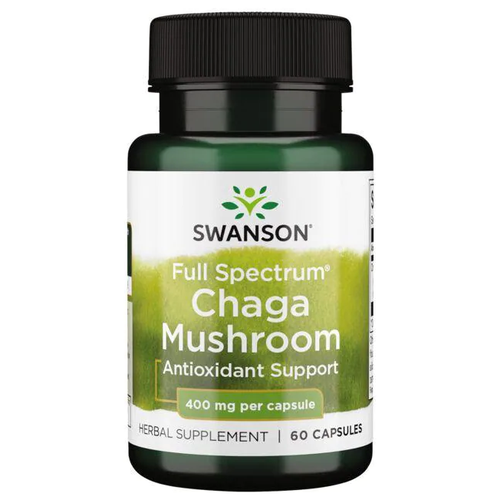  Swanson Full Spectrum Chaga Mushroom (   ) 400  60    -     , -  