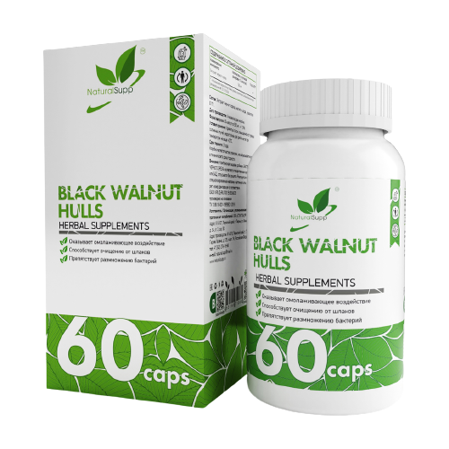   NaturalSupp Black Walnut Hulls, 0.5 , 60 .   -     , -  