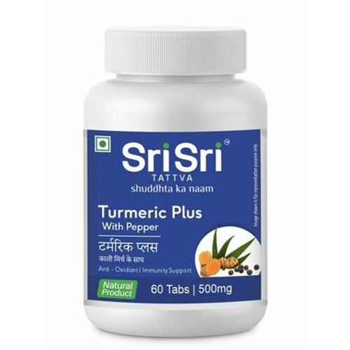  Turmeric Plus With Pepper ( )    60 . Sri Sri Tattva   -     , -  