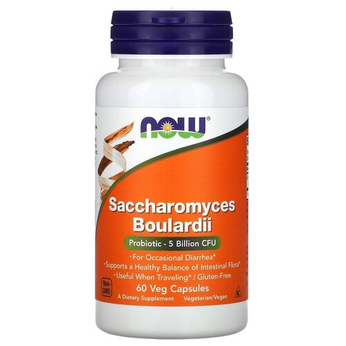   NOW Saccharomyces Boulardii, 80 , 100 , 60 .   -     , -  