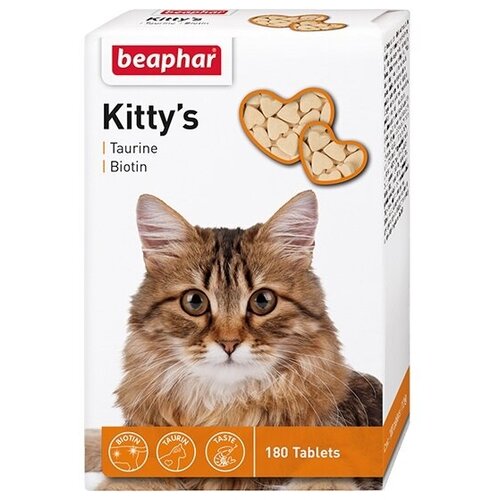  Beaphar Kittys Taurin - Biotin    +  (), 180 . .273.1.006   -     , -,   