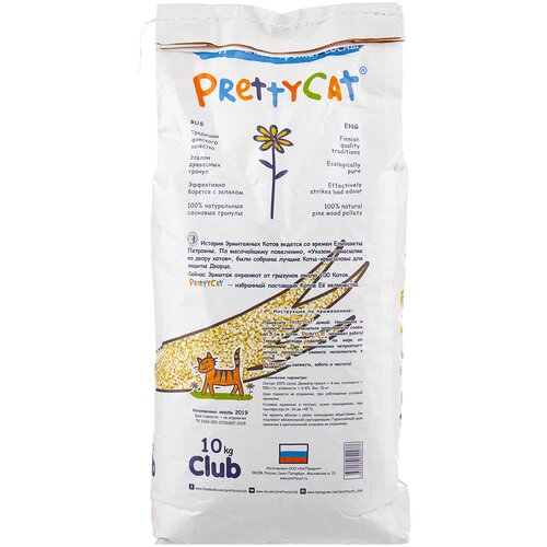 ���� ����������� ����������� PrettyCat Wood Granules, 30�, 1 ��., ������ ������