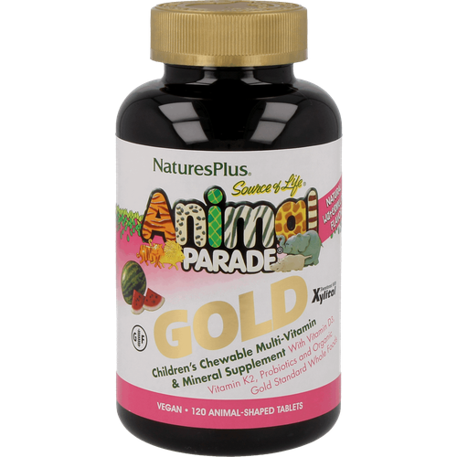 ���� Nature's Plus, Animal Parade Gold Multivitamin, ������� ��� ����� � ���������������� � ����������, 120 �������� (�����), ������ ������