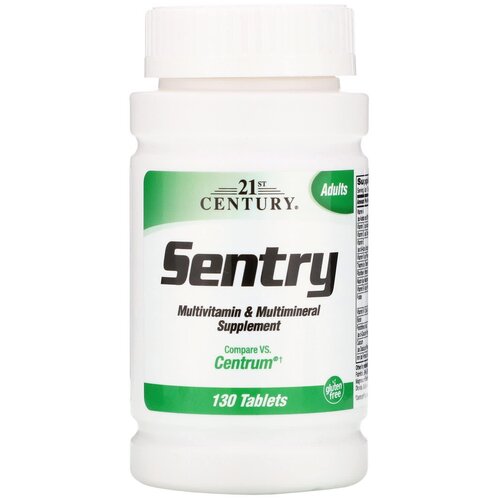   21st Century Sentry Multivitamin & Multimineral Supplement, 120 , 130 .   -     , -  