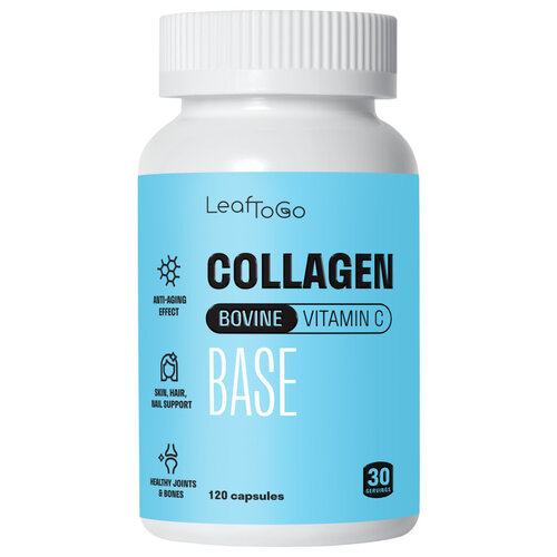  LeafToGo Collagen Bovine Vitamin C . , 120 .   -     , -  