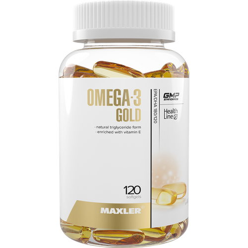 ���� MAXLER Omega-3 Gold ����., 161 �, 120 ��., ������ ������