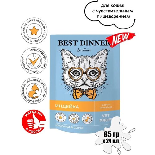    Best Dinner Exclusive Vet Profi Gastro Intestinal  ,    ,   ,   85  24 .   -     , -  