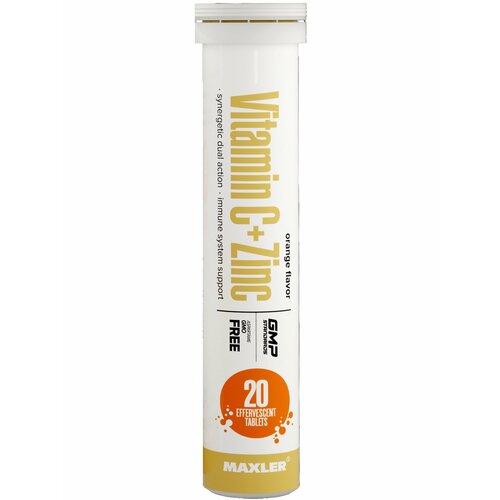 ���� MAXLER Vitamin C + Zinc ���. ���., 80 �, 20 ��., ��������, ������ ������