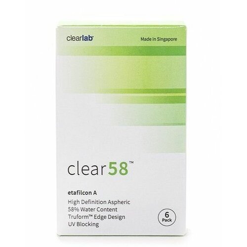    Clearlab Clear 58, 14 , 6 ., R 8,7, D -7, 1 .   -     , -  