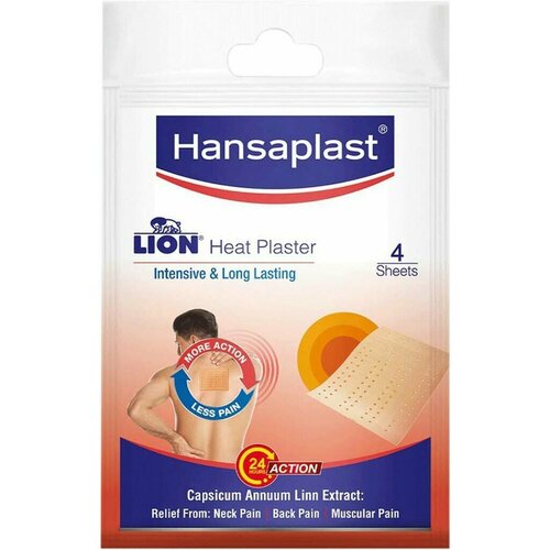  Hansaplast HEAT PLASTER Intensive & Long Lasting, Lion ( -   , ), 1 . (4 )   -     , -  