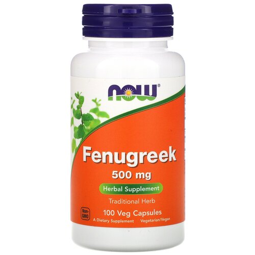 ���� ������� NOW Fenugreek, 100 �, 500 ��, 100 ��., ������ ������