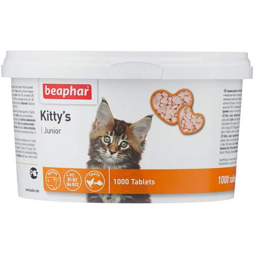    Beaphar Kitty's Junior + Biotine , 1000 .   -     , -  