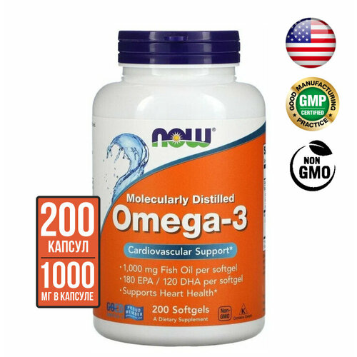  NOW -3 (Omega-3)   1400 , 200 softgels   -     , -  