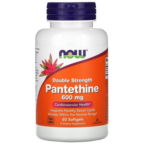   NOW Pantethine Double Strength, 600 , 60 .   -     , -  