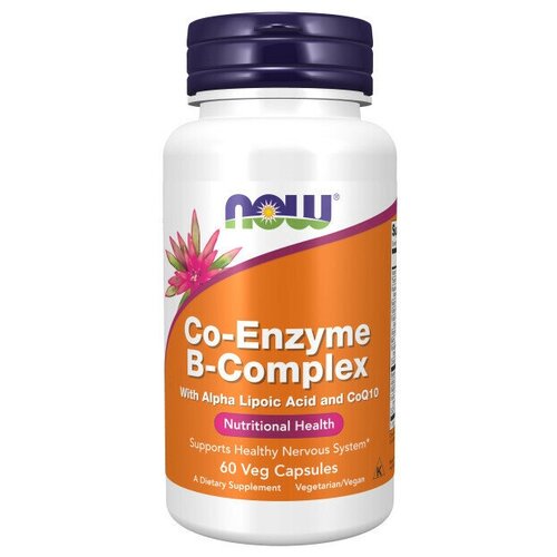   - NOW Co-Enzyme B-Complex - 60 Veg Capsules   -     , -  